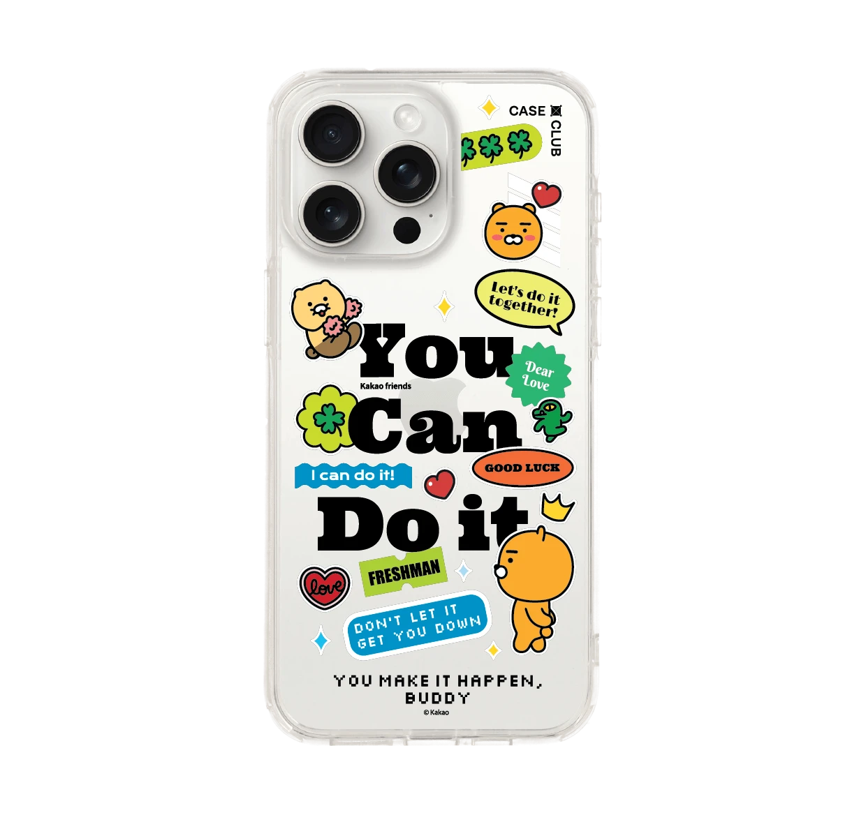 เคสใส iphone 15 pro max kakao quote you can do it